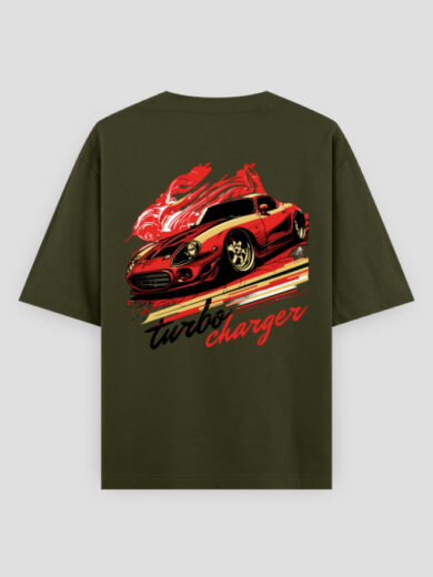 ZanyTee Redline Drift Turbo Graphic Men's T-Shirt