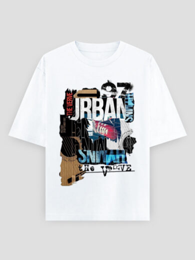 ZanyTee Mixed Media Street Art Graphic Design Men's T-Shirt