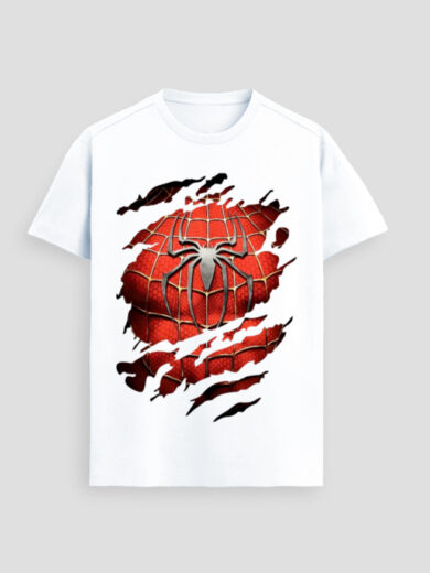 ZanyTee Urban Spider Core Tear Print Men's T-Shirt