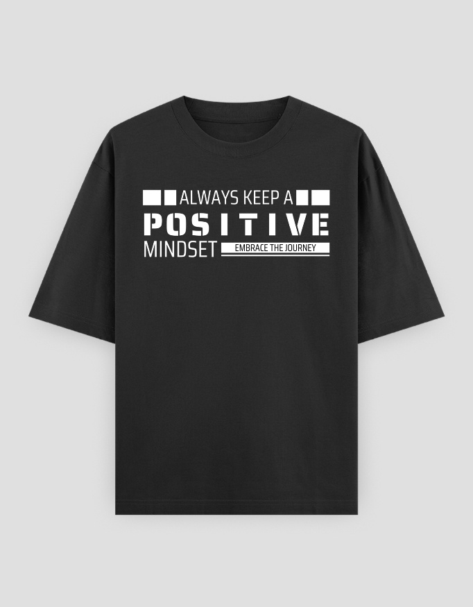 ZanyTee Positive Mindset Graphic Design Men's T-Shirt - Image 11
