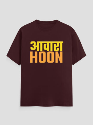 ZanyTee Awara Hoon Bollywood Hindi Street Style Design Men's T-Shirt