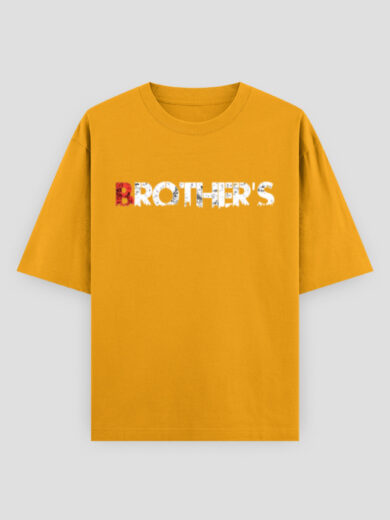 ZanyTee Brother's Floral Typography Design Men's T-Shirt