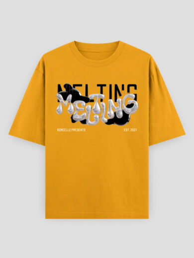 ZanyTee Melting Graphic Design Men's T-Shirt