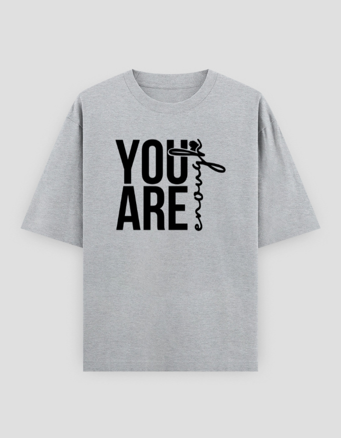 ZanyTee Your are Enough Graphic Design Men's T-Shirt - Image 4