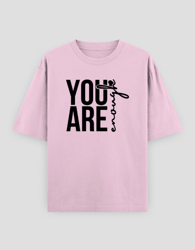 ZanyTee Your are Enough Graphic Design Men's T-Shirt - Image 8