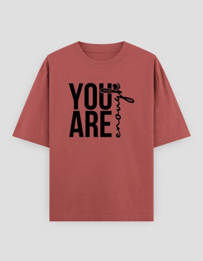 ZanyTee Your are Enough Graphic Design Men's T-Shirt - Image 2