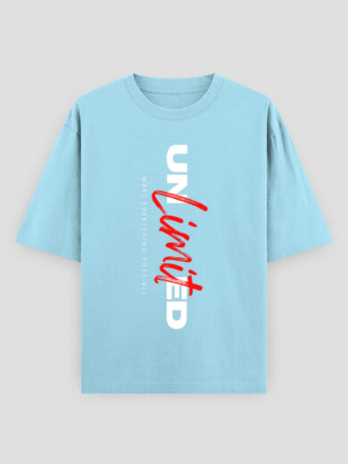 ZanyTee Unlimited Typographic Design Men's T-Shirt