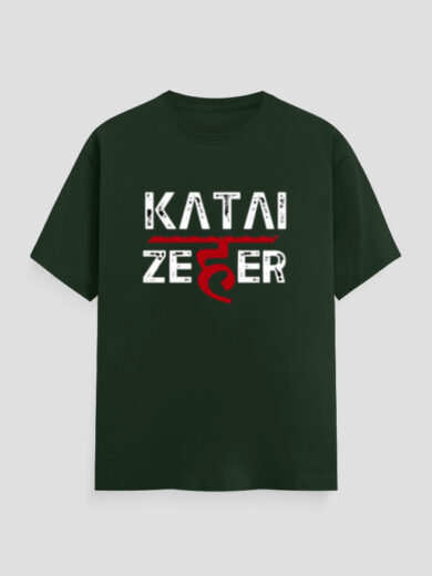ZanyTee Katai Zeher Desi Attitude Graphic Men's T-Shirt