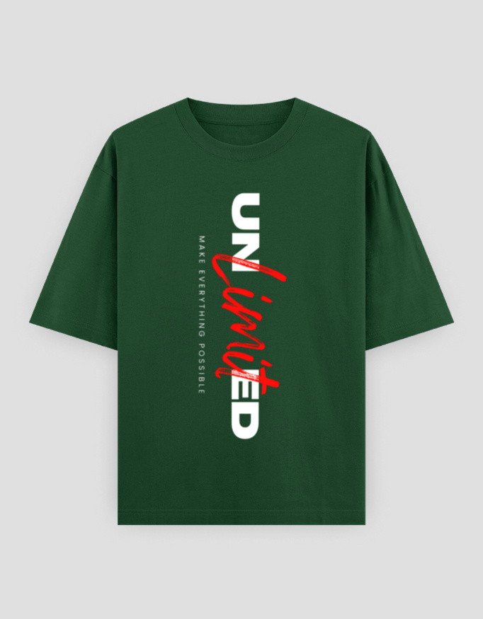 ZanyTee Unlimited Typographic Design Men's T-Shirt - Image 10