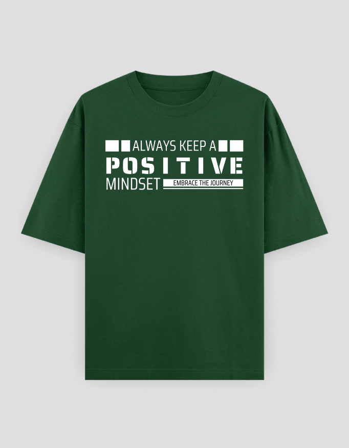 ZanyTee Positive Mindset Graphic Design Men's T-Shirt - Image 8