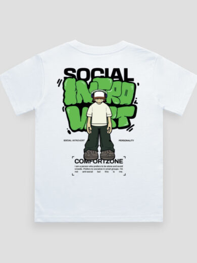 ZanyTee BEN10 Comfort Zone Graphic Kids Front/Back T-Shirt