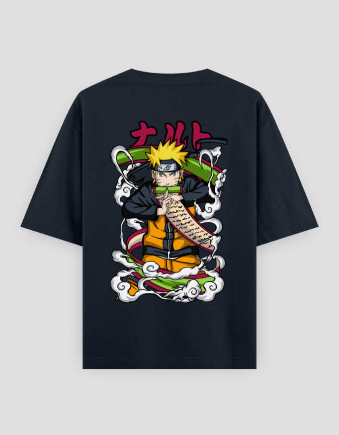 ZanyTee Naruto Jutsu Scroll Anime Graphic T-Shirt - Image 9