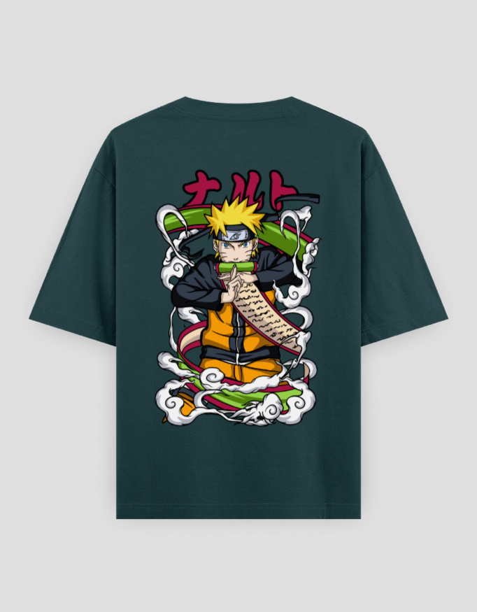 ZanyTee Naruto Jutsu Scroll Anime Graphic T-Shirt - Image 4
