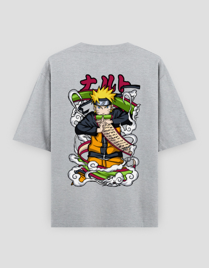 ZanyTee Naruto Jutsu Scroll Anime Graphic T-Shirt - Image 8