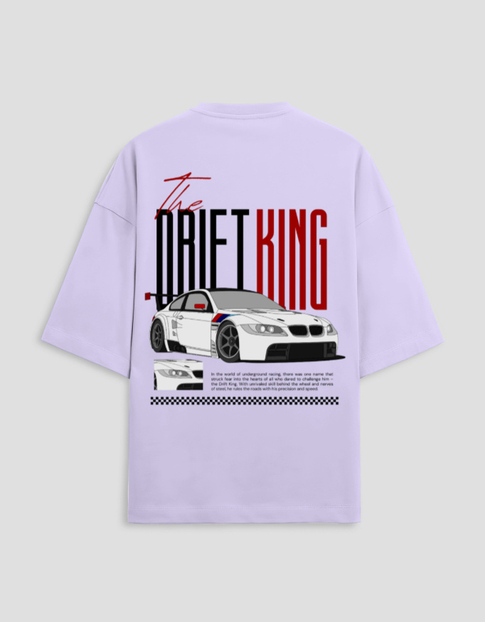 ZanyTee Drift King Racer Vibes Front and Back Design T-Shirt - Image 6