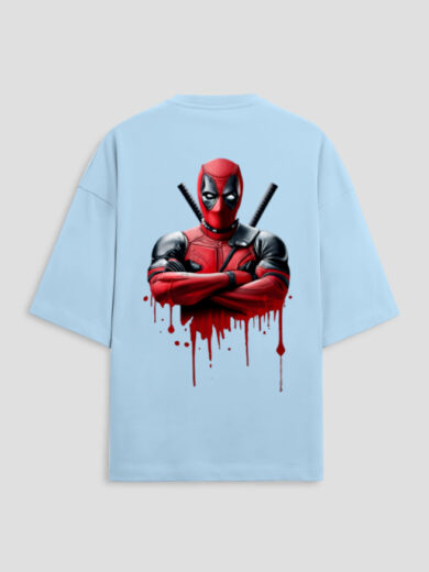 ZanyTee Deadpool Front/Back Mens T-Shirt