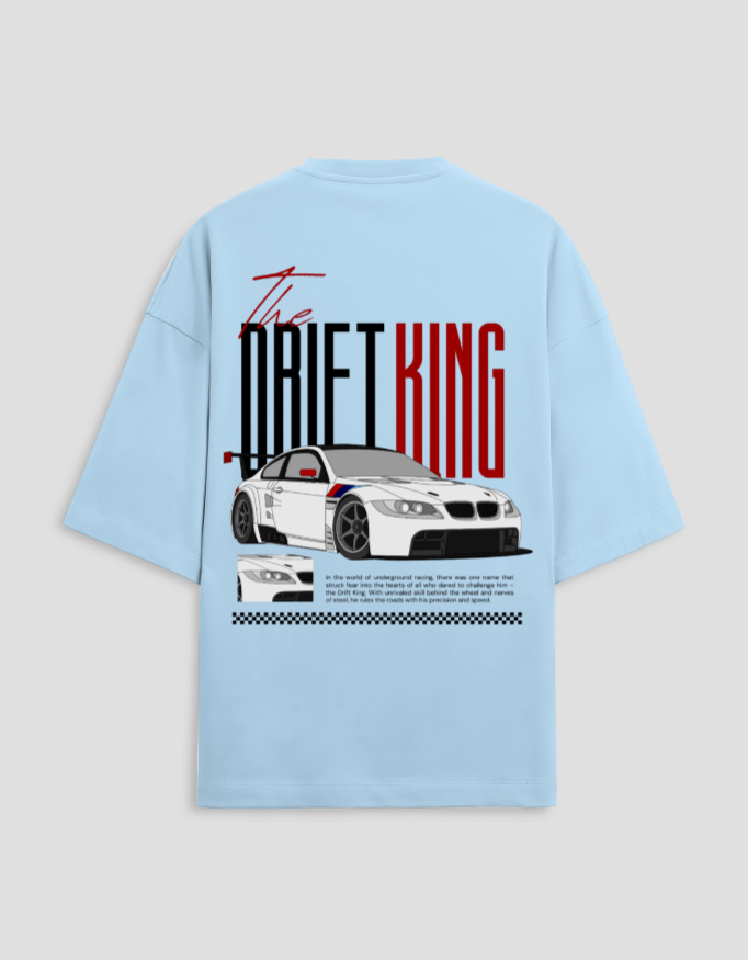 ZanyTee Drift King Racer Vibes Front and Back Design T-Shirt - Image 8
