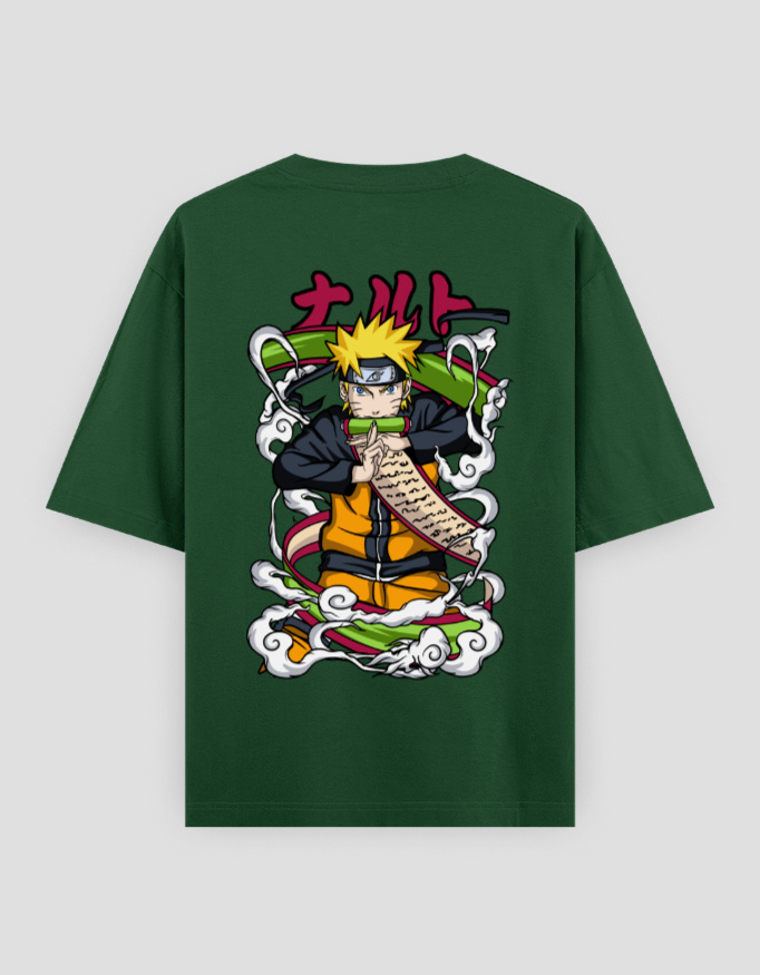 ZanyTee Naruto Jutsu Scroll Anime Graphic T-Shirt - Image 7