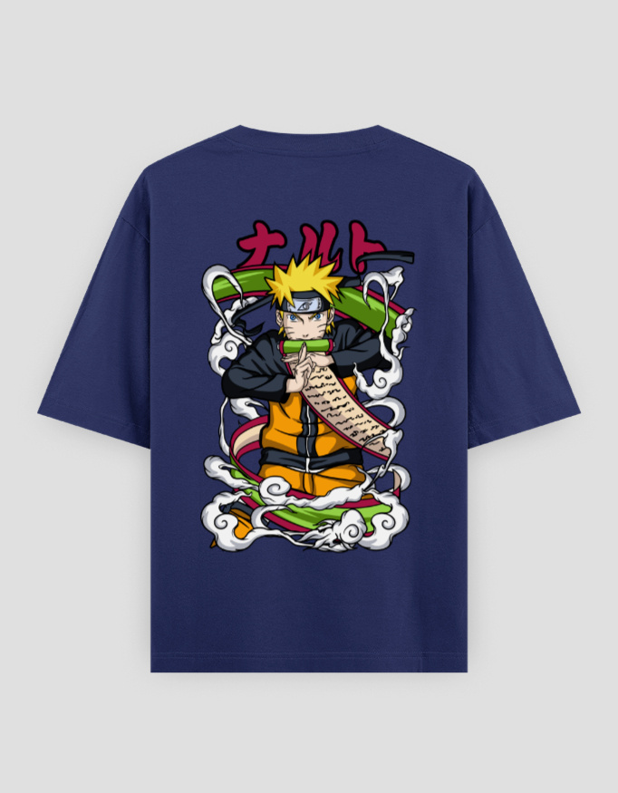 ZanyTee Naruto Jutsu Scroll Anime Graphic T-Shirt - Image 6
