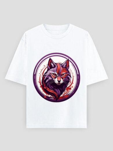 Zanytee FeralFox Urban Art Graphic Men's T-Shirt