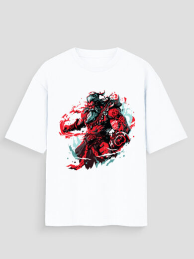 ZanyTee Norse Fury Viking Warrior Graphic Men's T-Shirt