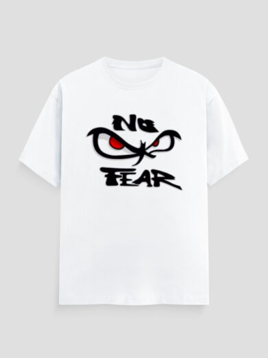 ZanyTee No Fear Savage Stare Graphic Men's T-Shirt