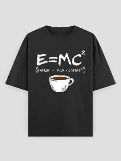 ZanyTee Caffeine Equation Graphic Design Men's T-Shirt