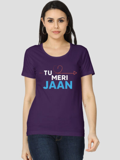 ZanyTee Tu Meri Zaan Heart Edition Women T-Shirt