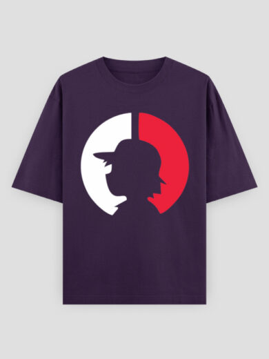 ZanyTee Half Shadow Circle Graphic Men's T-Shirt