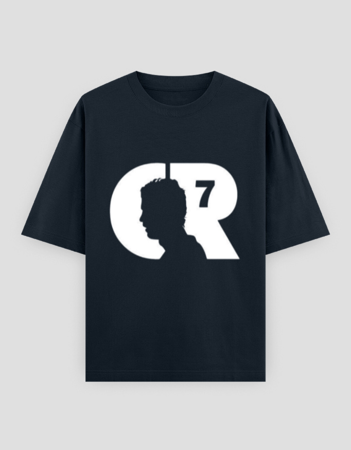 ZanyTee GOAT Mode CR7 Shadow Graphic Men's T-Shirt - Image 11