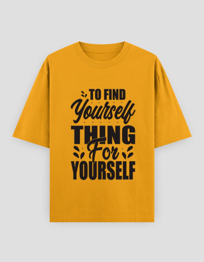 ZanyTee Think for Yourself Inspirational Typography T-Shirt - Image 9