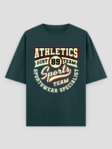 ZanyTee Retro Athletics Sports Team Design Men's T-Shirt