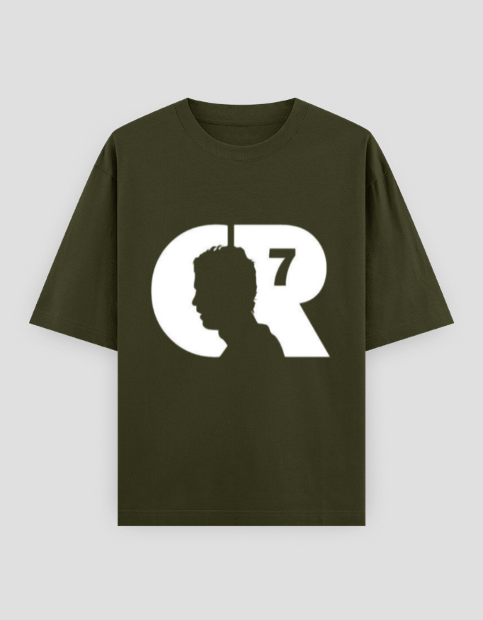 ZanyTee GOAT Mode CR7 Shadow Graphic Men's T-Shirt - Image 4