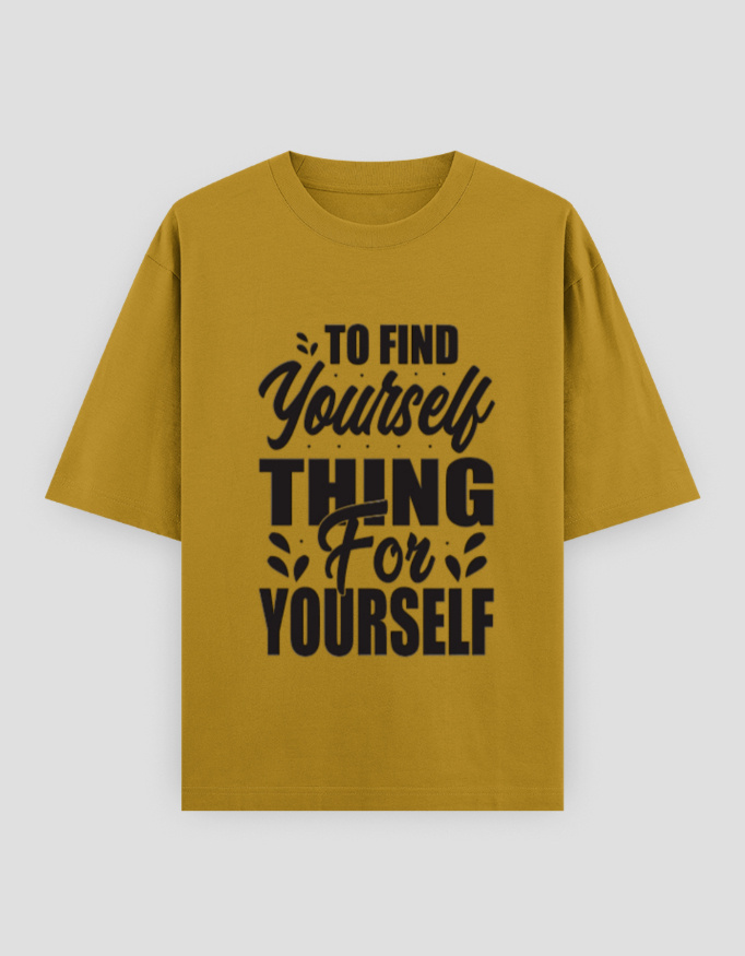 ZanyTee Think for Yourself Inspirational Typography T-Shirt - Image 8