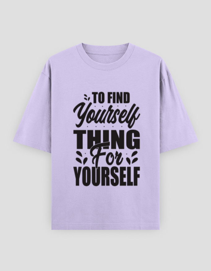 ZanyTee Think for Yourself Inspirational Typography T-Shirt - Image 6