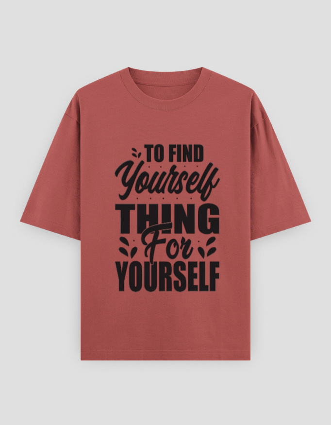 ZanyTee Think for Yourself Inspirational Typography T-Shirt - Image 5